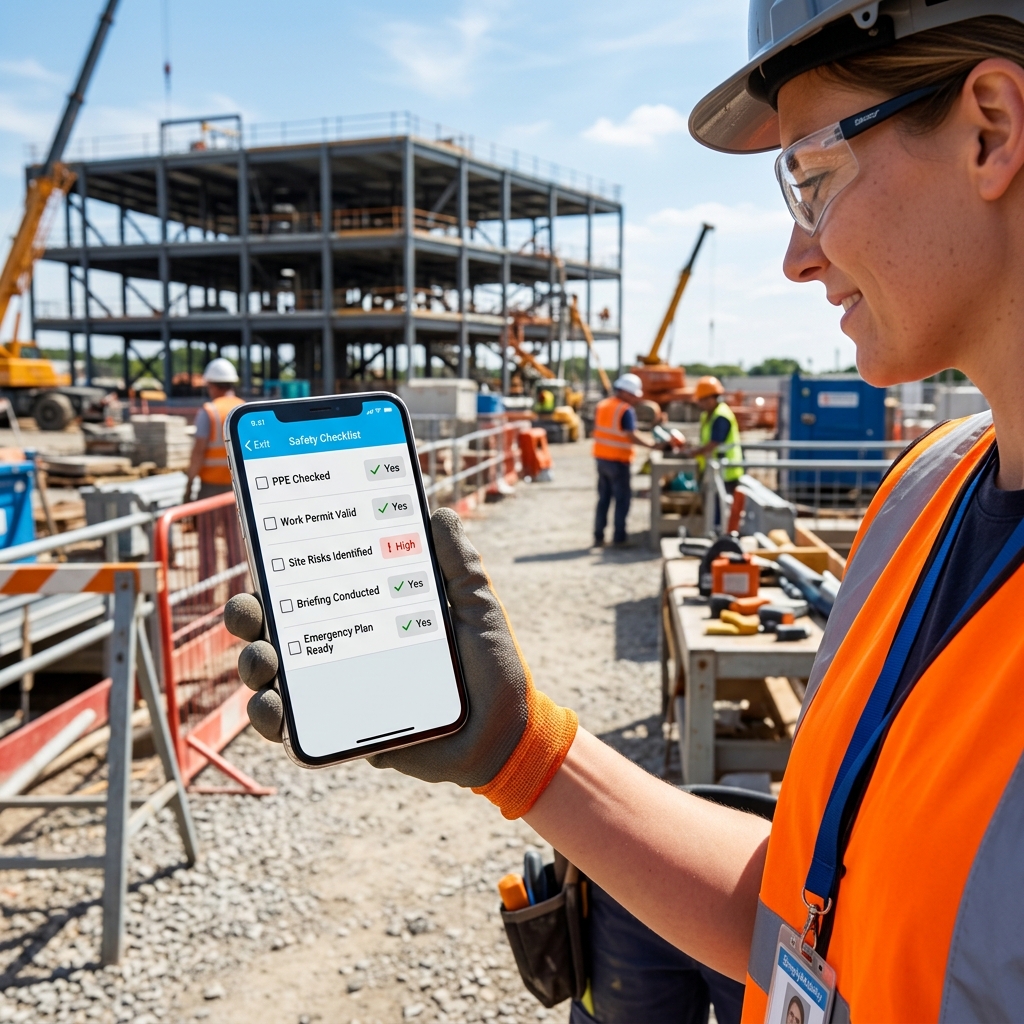 Digital safety risk assessments and near miss logs on Simply Mobility mobile client - Simply Connected Systems